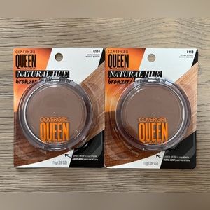 (2) CoverGirl Queen Collection Natural Hue Bronzer Q110 Brown Bronze